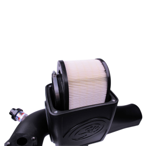 S&B - Cold Air Intake For 03-07 Ford F250 F350 F450 F550 V8-6.0L Powerstroke Dry Extendable White S&B - Image 5