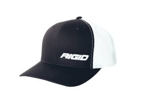 Trucker Hat Side Logo Black/White RIGID Industries