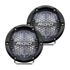 Rigid Industries - 360-Series 4 Inch Led Off-Road Diffused White Backlight Pair RIGID Industries - Image 1