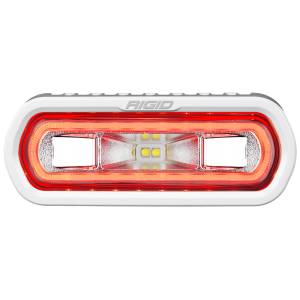 SR-L Series Marine Spreader Pod 2 Wire Surface Mount White With Red Halo RIGID Industries