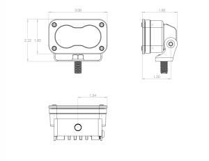 Baja Designs - LED Work Light Clear Lens Work/Scene Pattern Pair S2 Sport Baja Designs - Image 2