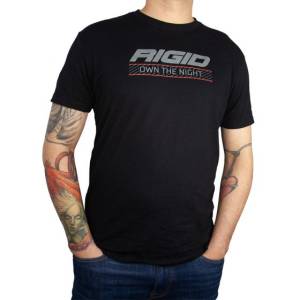 Apparel - Gear & Apparel - Rigid Industries - Own The Night T Shirt 2X Large Black RIGID