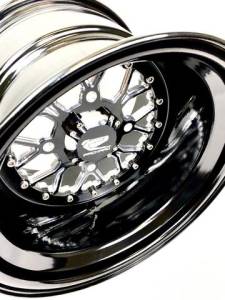 Wheels and Tires  - Wheels  - Packard Performance - *Wishbone - Gloss Black by Ultra Light for Yamaha YXZ 1000R 4x110