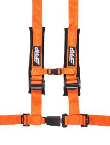 Accessories - Safety - PRP Seats - ORANGE PRP 4.2 HARNESS "SEATBELT STYLE"