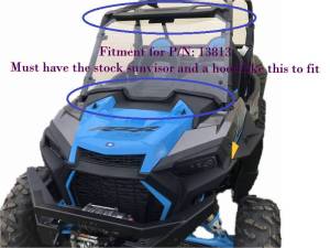 Extreme Metal Products - 2019-20 RZR XP1000 and RZR Turbo Full Windshield - Image 5