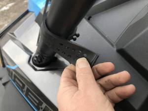 Extreme Metal Products - 2019-21 RZR Half Windshield/ Wind Deflector for the RZR Turbo and RZR XP1000 - Image 3