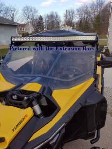 Exterior - Accessories - Extreme Metal Products - Can-Am Maverick X3 Hard Coated Windshield w/Fast Straps