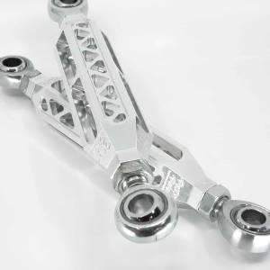 Steering And Suspension - Sway Bar  - Sector 7   - Billet Sway Bar End Links (Polished) for Polaris RZR Pro XP