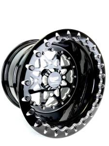 Wheels and Tires  - Wheels  - Packard Performance - V2 SUPER STAR - BEADLOCK - GLOSS BLACK BY ULTRA LIGHT