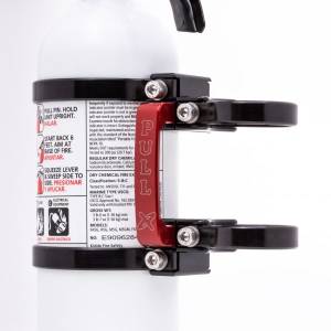Quick release fire extinguisher mount w/ 2lb extinguisher