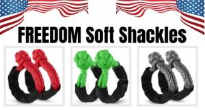 Freedom Ropes - 5/16"x5" loop Freedom UTV Soft Shackles