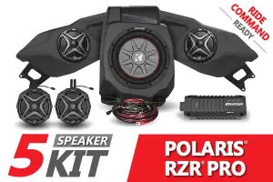 SSV Works  - 2020-2023 Polaris RZR Pro SSV 5-Speaker Plug-&-Play System for Ride Command - Image 2