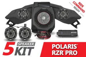 SSV Works  - 2020-2023 Polaris RZR Pro Kicker 5-Speaker Plug-&-Play System for Ride Command - Image 2