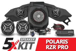 SSV Works  - 2020-2023 Polaris RZR Pro Phase X SSV 5-Speaker Plug-&-Play System - Image 1