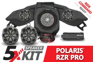 SSV Works  - 2020-2023 Polaris RZR Pro Phase X Kicker 5-Speaker Plug-&-Play System for Ride Command - Image 1