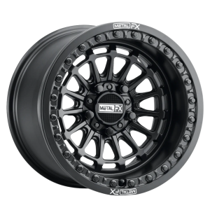 Metal FX Offroad Wheels - Polaris Pro R / Turbo R DELTA R BEADLOCK SATIN BLACK - Image 1