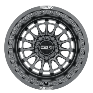 Metal FX Offroad Wheels - Polaris Pro R / Turbo R DELTA R BEADLOCK SATIN BLACK - Image 2