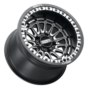 Metal FX Offroad Wheels - Polaris Pro R / Turbo R DELTA R BEADLOCK SATIN BLACK AND CONTRAST CUT - Image 3