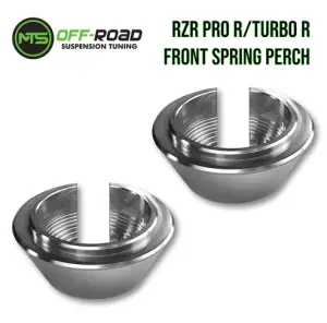 MTS OFF-ROAD SUSPENSION - Polaris RZR Pro R/Turbo R Billet Front Spring Perch Collars - Set of 2