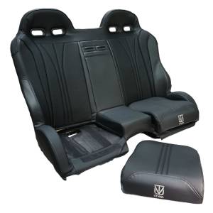 RZR 1000/900 Front and Rear Bench Seat W Harnesses-over the console
