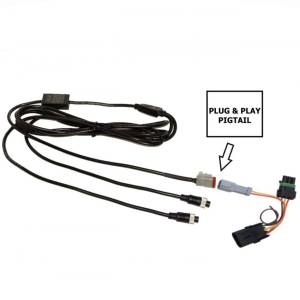 Rear Light Bar Store - 2' Carbon Fiber LED Whips - Bluetooth/RGB - Dual - V2 - Image 4
