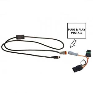Rear Light Bar Store - 5' Carbon Fiber LED Whip - Bluetooth/RGB - Single - V2 - Image 4