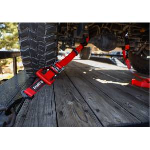 PRP Seats - Speed Strap 2" x 10' Ratchet Tie Down w/ Twisted Snap Hooks & Axle Strap Combo - Image 11