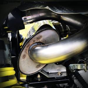 MBRP - Single Slip-on Muffler 2019-21 Can-Am Maverick Sport 1000R - Carbon Fiber Tip - Image 5