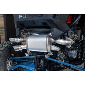 MBRP - 2020-2024 RZR Pro XP / Turbo R 2.5" Slip-on, Active Exhaust, Dual Out - Image 2