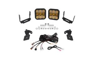 Diode Dynamics - 20-Present Polaris RZR A-Pillar LED Pod Kit, SS5 Pro Yellow Combo Diode Dynamics - Image 1