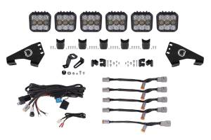 20-Present Polaris RZR SS5 Pro CrossLink Roof White Combo Lightbar Kit Diode Dynamics