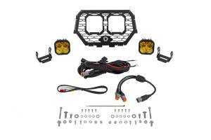 Stage Series LED Grille Kit for 2014-2018 Polaris RZR XP, Pro Yellow Combo Diode Dynamics