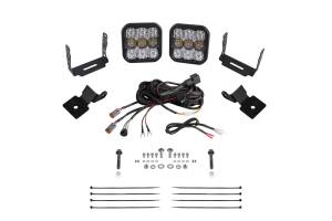 Stage Series SS5 A-Pillar Pod Kit for 2014-2018 Polaris RZR XP, Sport White Combo Diode Dynamics