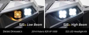 Diode Dynamics - SS3 LED Headlight Kit for 2014-2023 Polaris RZR XP, Pro White ABL Diode Dynamics - Image 7