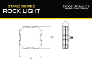 Diode Dynamics - Stage Series SXS Rock Light Installer Kit, RGBW M8 w/Controller (8-pack) - Image 8