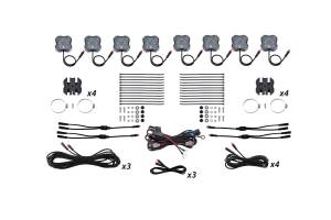 Stage Series SXS Rock Light Installer Kit, RGBW M8 (8-pack)