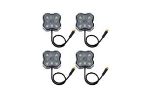 Diode Dynamics - Stage Series SXS Rock Light Installer Kit, RGBW M8 w/Controller (4-pack) - Image 2