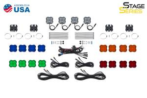 Diode Dynamics - Stage Series SXS Rock Light Installer Kit, RGBW M8 w/Controller (4-pack) - Image 5