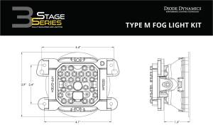 Diode Dynamics - SS3 Pro Type M Kit Yellow SAE Fog - Image 9