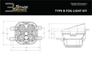 Diode Dynamics - SS3 Pro Type B Kit Yellow SAE Fog - Image 9