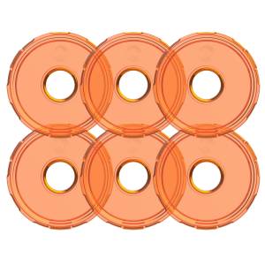 Cyclone V2 LED - Replacement Lens - Amber - 6-PK