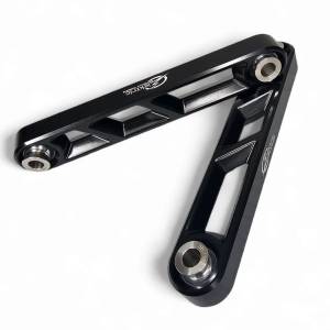 Elektric Offroad Designs - 2017+ Can Am X3 Maverick Volt Rear Billet Sway Bar Links Anodized Black - Image 4