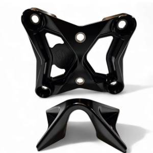 Elektric Offroad Designs - 2017-2021 Can Am X3 Maverick EOD Radius Rod Plate with Tow Hook Black - Image 3