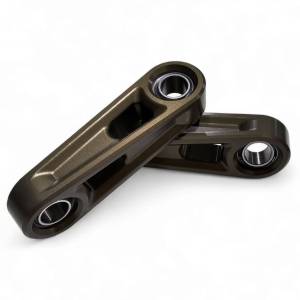 Elektric Offroad Designs - 2017+ Can Am X3 Maverick Volt Front Billet Sway Bar Links Anodized Gun Metal - Image 3