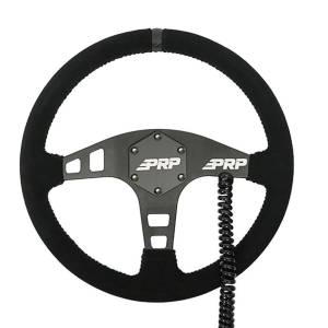 Heated Flat Steering Wheel, Black