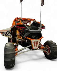 2022 to Current Polaris RZR Pro R, Pro S, Turbo R High Clearance Radius Rods in Clear Finish - Image 1